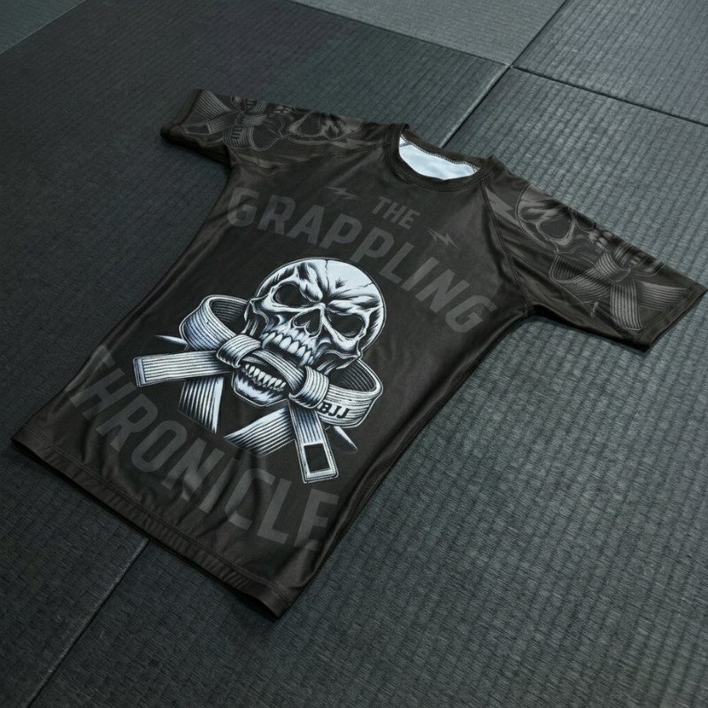 Rashguard Corto Negro''The Grappling Chronicles''