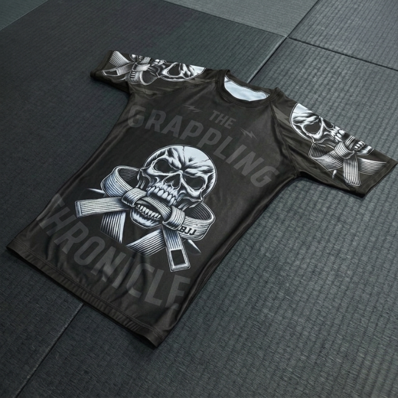 Rashguard Corto Negro''The Grappling Chronicles''