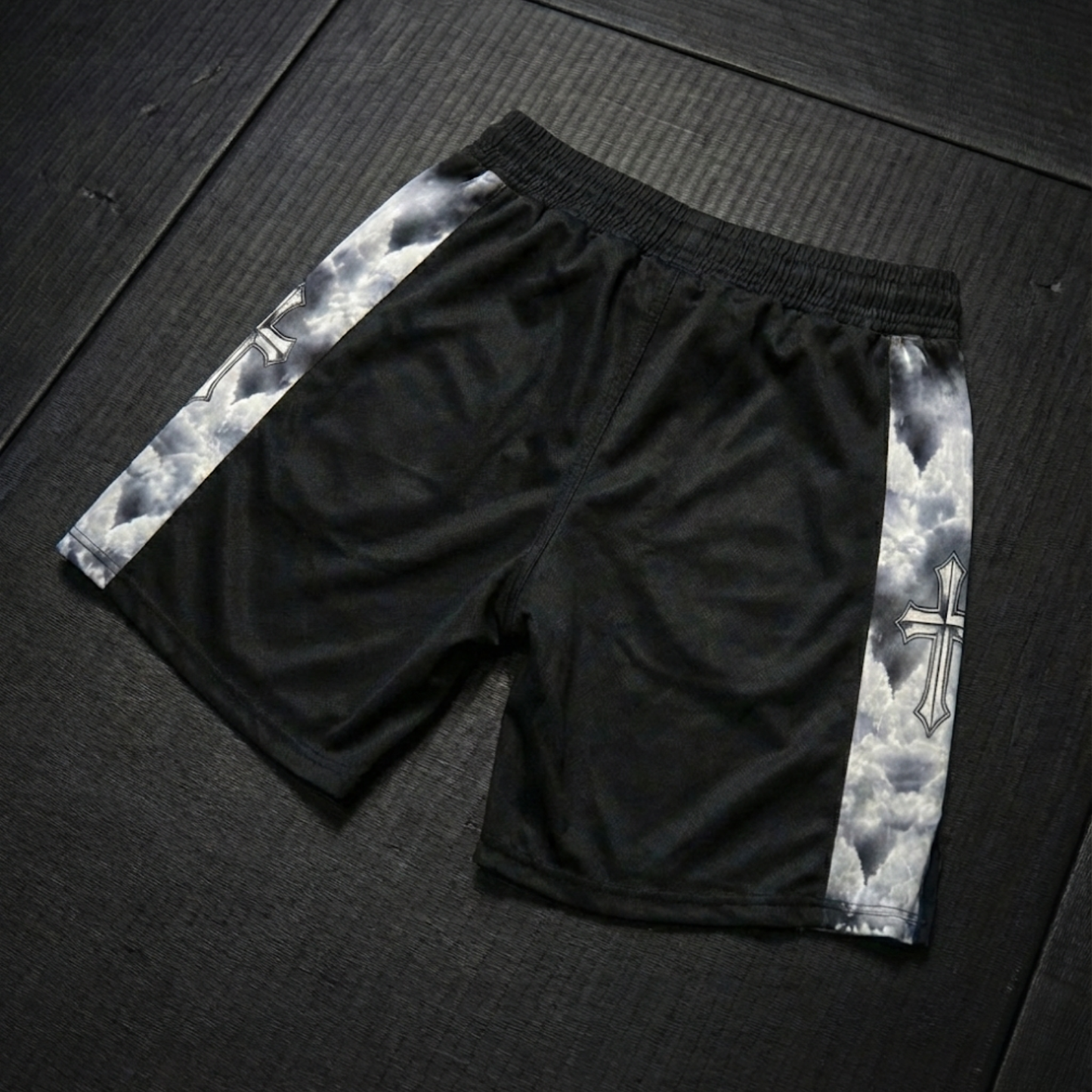 Shorts Lucha Negros ''Faith Over Fear''