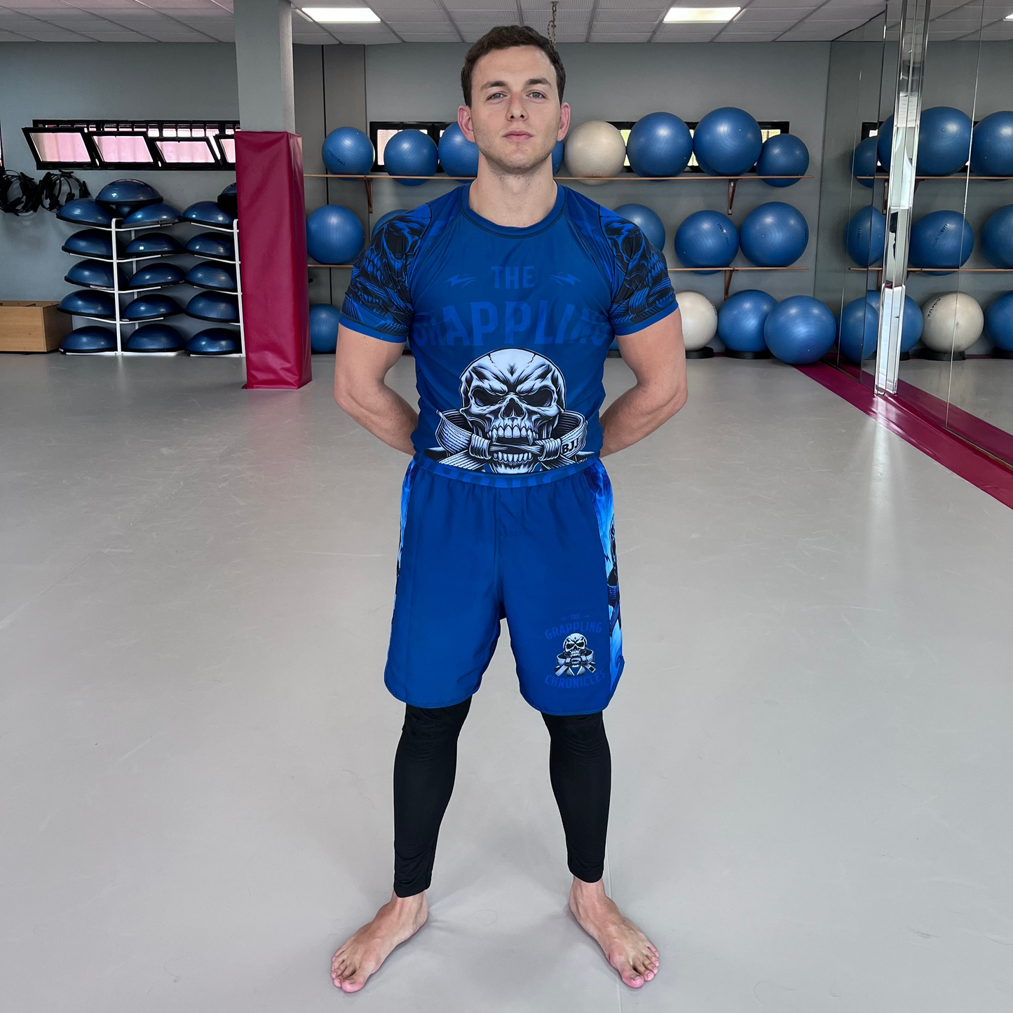 Rahguard Corto Azul ''The Grappling Chronicles''.